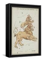 Leo Major and Leo Minor Constellations, 1825-Science Source-Framed Stretched Canvas