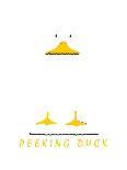 Peeking Duck-Leo Posillico-Laminated Art Print