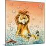 Leo the Friendly Lion-Virginio Livraghi-Mounted Giclee Print