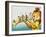 Leo the Friendly Lion-Virginio Livraghi-Framed Giclee Print