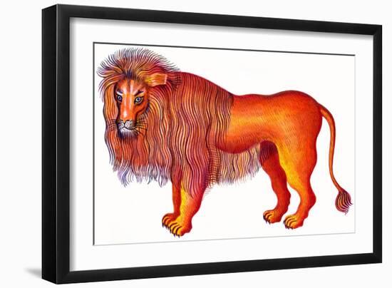 Leo the Lion, 1996-Jane Tattersfield-Framed Giclee Print