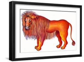 Leo the Lion, 1996-Jane Tattersfield-Framed Giclee Print