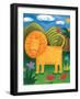 Leo the Lion-Sophie Harding-Framed Art Print