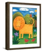 Leo the Lion-Sophie Harding-Framed Premium Giclee Print