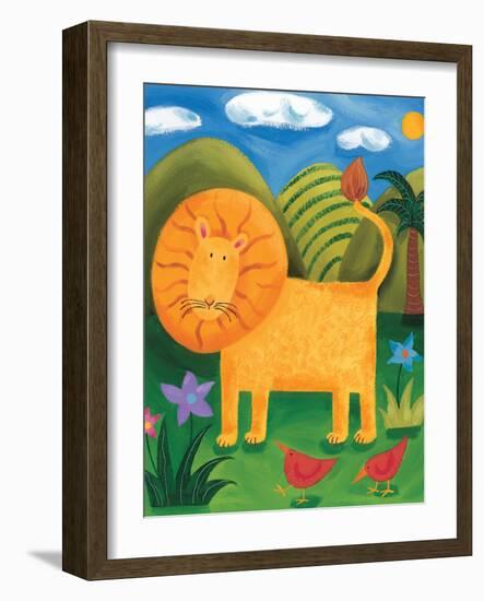 Leo the Lion-Sophie Harding-Framed Premium Giclee Print