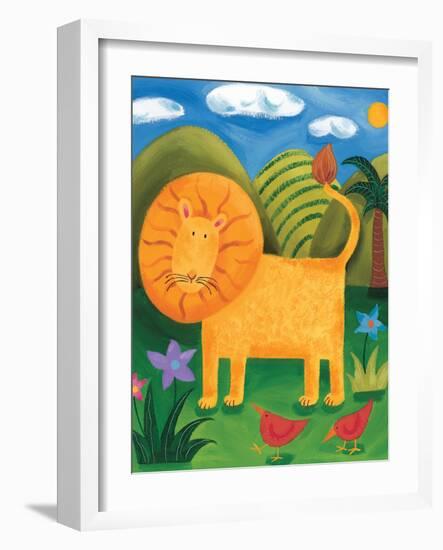 Leo the Lion-Sophie Harding-Framed Premium Giclee Print