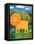 Leo the Lion-Sophie Harding-Framed Stretched Canvas