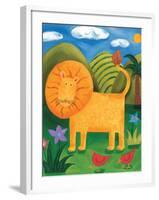 Leo the Lion-Sophie Harding-Framed Premium Giclee Print