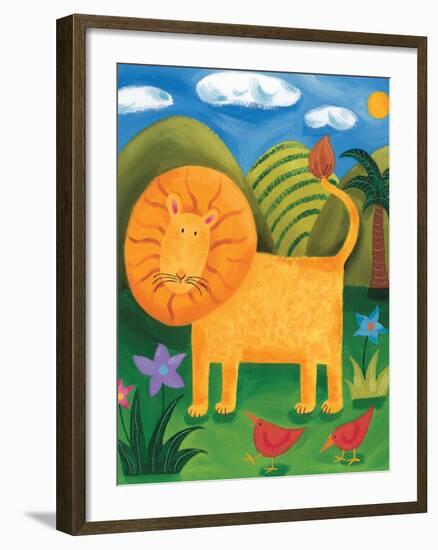 Leo the Lion-Sophie Harding-Framed Premium Giclee Print