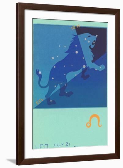 Leo, the Lion-null-Framed Art Print