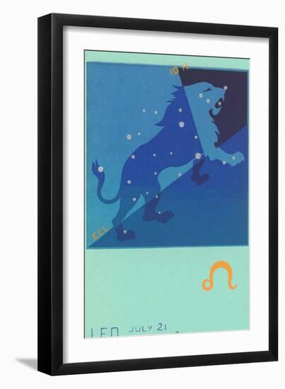 Leo, the Lion-null-Framed Art Print
