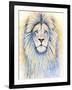 Leo the Lion-Michelle Faber-Framed Giclee Print