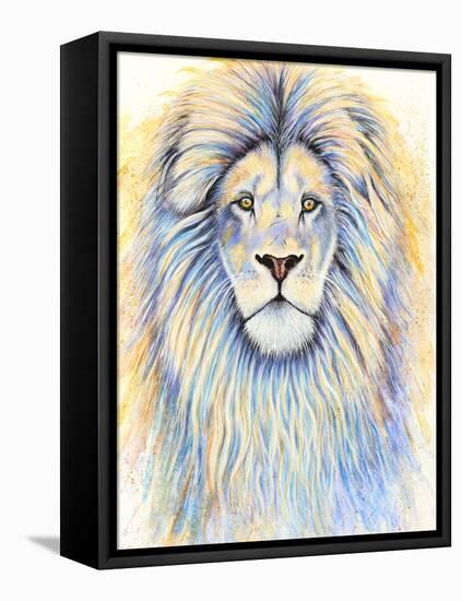 Leo the Lion-Michelle Faber-Framed Stretched Canvas