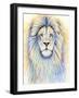 Leo the Lion-Michelle Faber-Framed Giclee Print