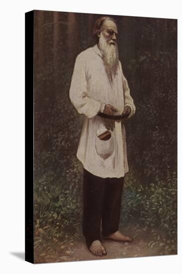 Leo Tolstoy (1828-1910), Russian Novelist, Short Story Writer and Playwright, 1901-Ilya Efimovich Repin-Stretched Canvas