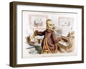 Leo Tolstoy Caricature-F Graetz-Framed Art Print