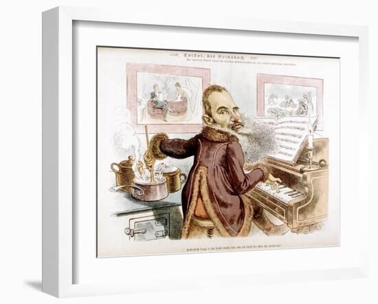 Leo Tolstoy Caricature-F Graetz-Framed Art Print