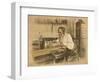 Leo Tolstoy in Study-L O Pasternak-Framed Photographic Print