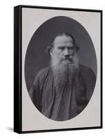 Leo Tolstoy, Russian Author, 1900-Scherer Nabholz & Co-Framed Stretched Canvas