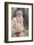 Leo Tolstoy Russian Novelist in Old Age-Jan Styka-Framed Photographic Print