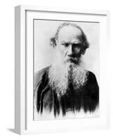 Leo Tolstoy, Russian Writer, Early 1900s-null-Framed Photo