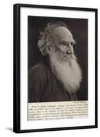 Leo Tolstoy-null-Framed Photographic Print