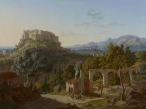 Landscape with the Castle of Massa di Carrara, 1827-Leo Von Klenze-Giclee Print