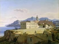 Der Domplatz Von Amalfi, 1859-Leo Von Klenze-Framed Stretched Canvas