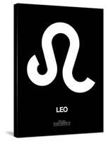 Leo Zodiac Sign White-NaxArt-Stretched Canvas