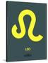 Leo Zodiac Sign Yellow-NaxArt-Stretched Canvas