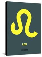 Leo Zodiac Sign Yellow-NaxArt-Stretched Canvas