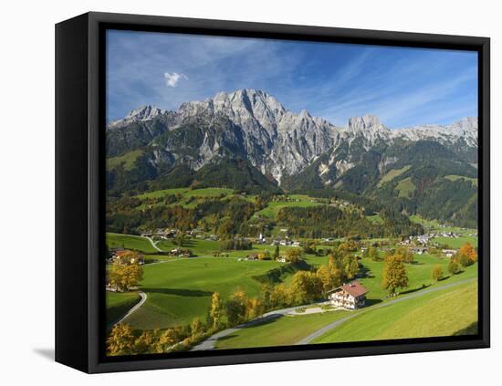 Leogang in Pinzgau, Salzburger Land, Austria-Katja Kreder-Framed Stretched Canvas