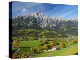 Leogang in Pinzgau, Salzburger Land, Austria-Katja Kreder-Stretched Canvas