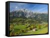 Leogang in Pinzgau, Salzburger Land, Austria-Katja Kreder-Framed Stretched Canvas