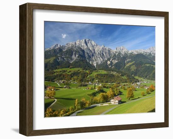 Leogang in Pinzgau, Salzburger Land, Austria-Katja Kreder-Framed Photographic Print