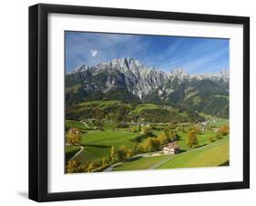 Leogang in Pinzgau, Salzburger Land, Austria-Katja Kreder-Framed Photographic Print