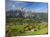 Leogang in Pinzgau, Salzburger Land, Austria-Katja Kreder-Mounted Photographic Print