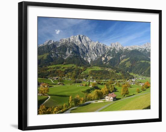 Leogang in Pinzgau, Salzburger Land, Austria-Katja Kreder-Framed Photographic Print