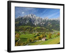 Leogang in Pinzgau, Salzburger Land, Austria-Katja Kreder-Framed Photographic Print