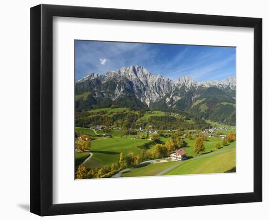 Leogang in Pinzgau, Salzburger Land, Austria-Katja Kreder-Framed Photographic Print