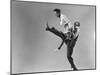 Leon Ames and Willa Mae Ricker Demonstrating a Step of the Lindy Hop-Gjon Mili-Mounted Photographic Print