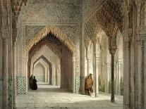 The Gate of Justice, Entrance to the Alhambra, Granada, 1853-Leon Auguste Asselineau-Stretched Canvas