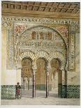 The Gate of Justice, Entrance to the Alhambra, Granada, 1853-Leon Auguste Asselineau-Stretched Canvas