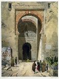 The Gate of Justice, Entrance to the Alhambra, Granada, 1853-Leon Auguste Asselineau-Stretched Canvas