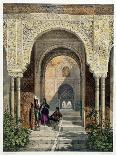 The Cabinet of the Infantas in the Room of the Two Sisters, the Alhambra, Granada, 1853-Leon Auguste Asselineau-Laminated Giclee Print