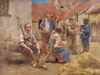 Paying the Harvesters-Léon Augustin L'hermitte-Giclee Print