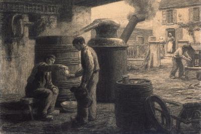 The Distillery; Les Degustateurs D'Eau-De-Vie-De Marc Ou L'Alambic, C.1872
