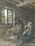 Man and Woman Drinking Eau De Vie-Léon Augustin L'hermitte-Giclee Print