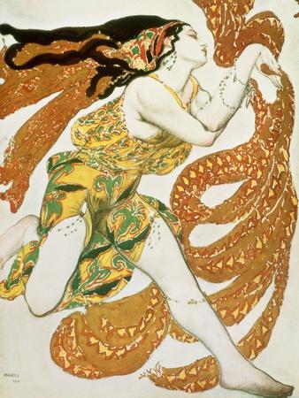 Costume Design for a Bacchante in "Narcisse" by Tcherepnin, 1911