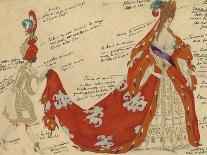 Costume Design for the Ballet Sheherazade, 1922-Léon Bakst-Stretched Canvas